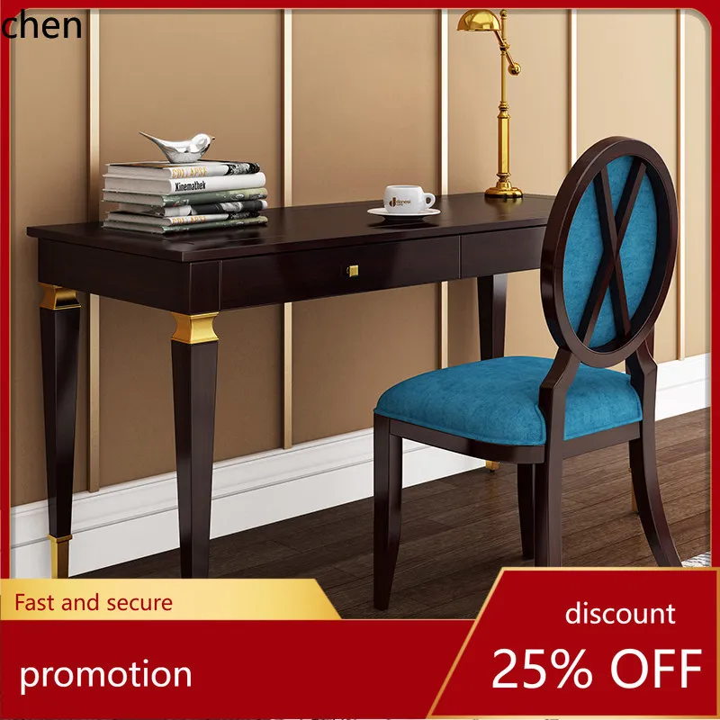 

HT Desk Modern Simple Solid Wood Writing Desk Study Desk