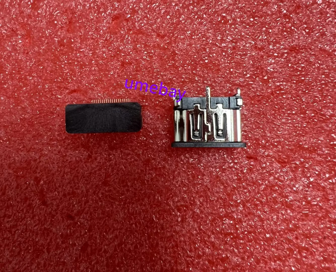 10 pieces,，HDMI high-definition seat 19Pin female seat A type 180 degree vertical patch 10.5H connector 4K interface socket