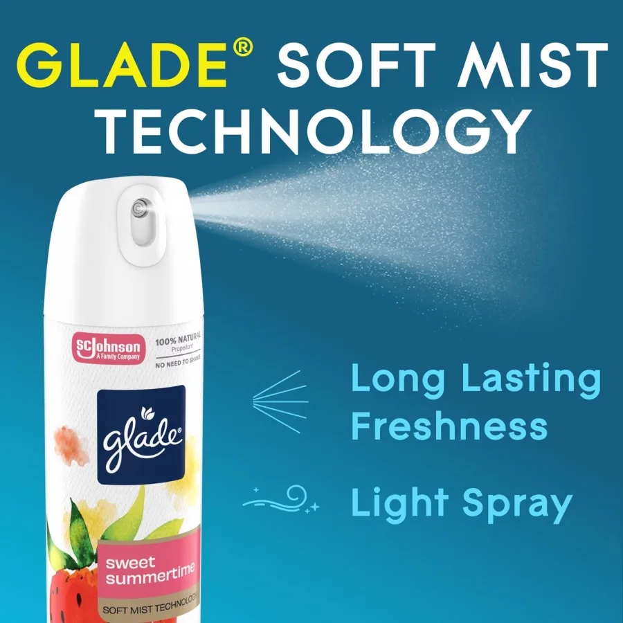 7.3oz Sweet Summertime Watermelon Scent Air Freshener Spray, Paraben‑Free Phthalate‑Free Spring Summer Household Fragrance Spray