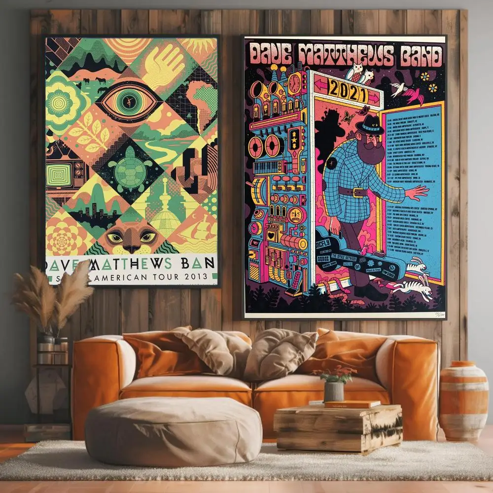 band D-Dave Matthews Band-D Painting Calligraphy Elegant Botanical Decor for Living Room Modern Interior Design
