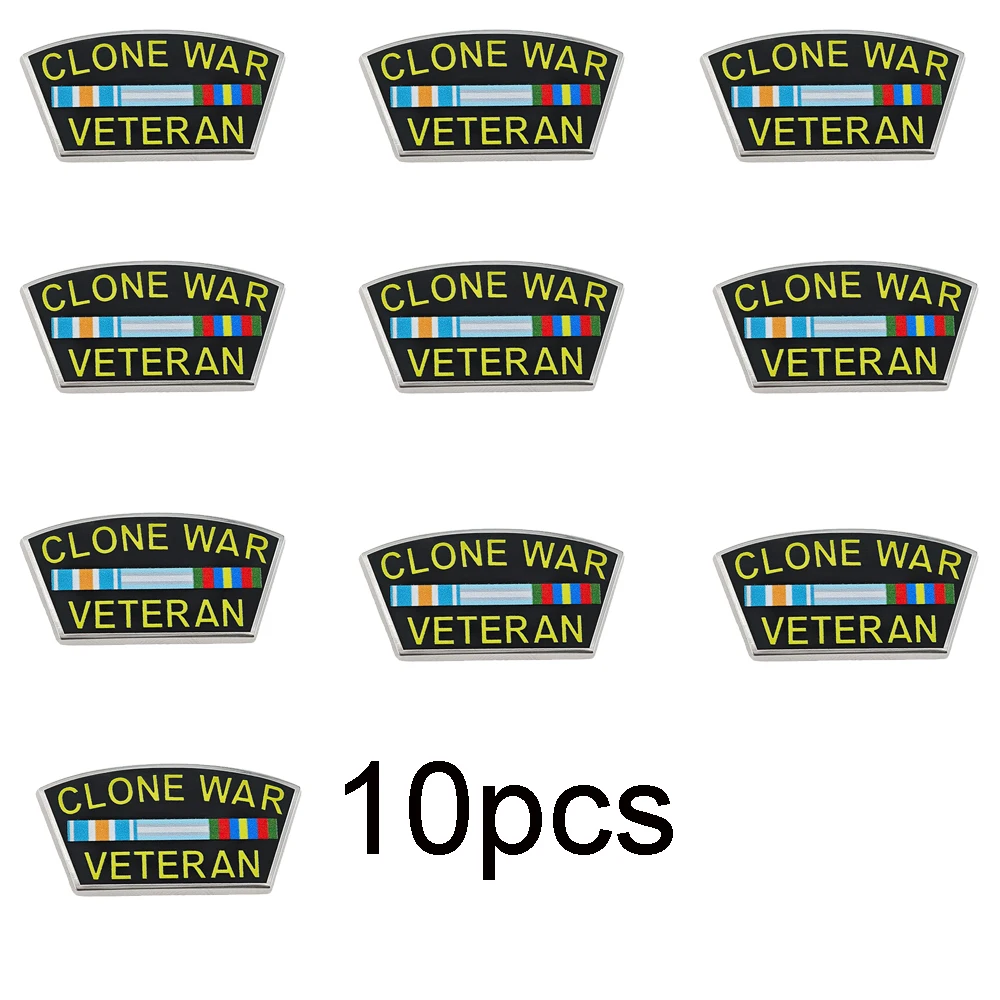 Clone-War Veteran Metall-Emaille-Pin Galaktische Republik Soldatenabzeichen Kampagnenband Brosche Anstecknadel Fangeschenk – Detail 10