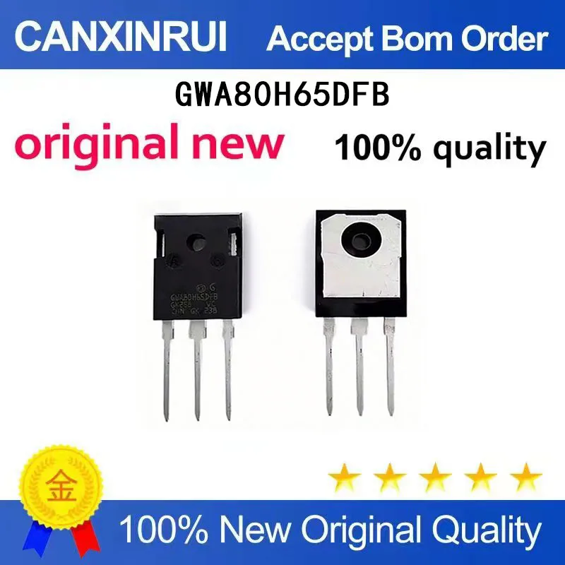 

(5-100 Pieces) Brand new original GWA80H65DFB 80A 650V field-effect transistor spot chip IC TO-247