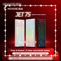 MCHOSE JET75 Magnetic Switch Mechanical Keyboard Wired 8K 0.01-3.4mm Gasket RGB Custom Esports Gamer PC Gaming Keyboard Gift