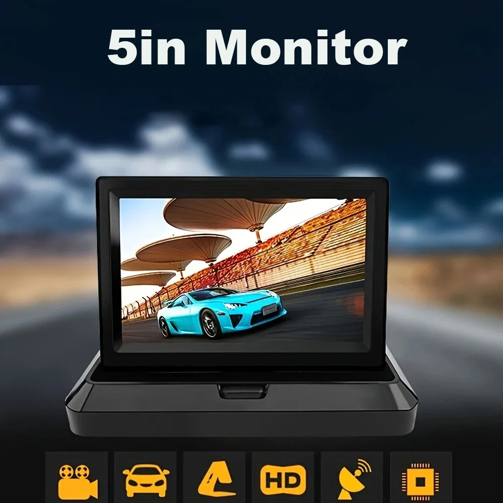 Rückfahr kamera Rückfahr kamera Reverse HD Park monitor und 5-Zoll-Display