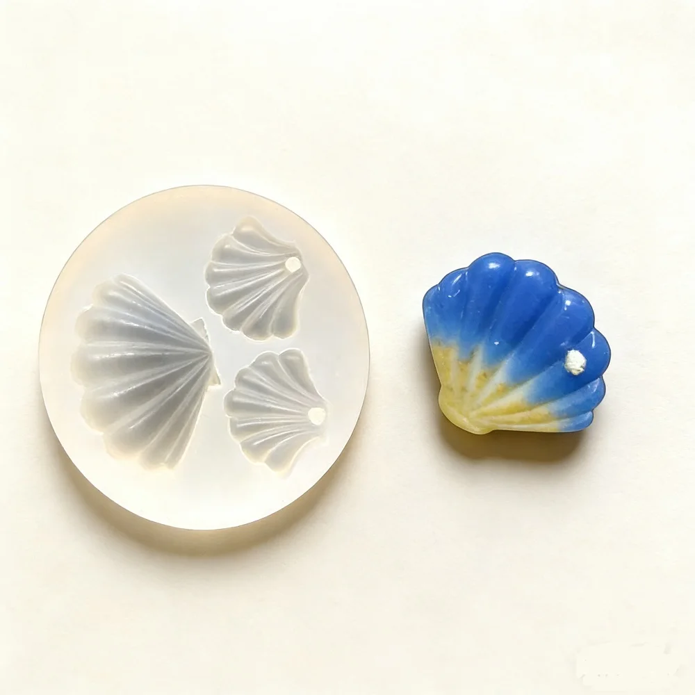 

Форма для литья из УФ-эпоксидной смолы с 3 ячейками в форме ракушки – для изготовления украшений своими руками, инструмент для рукоделия, для декора из смолы
