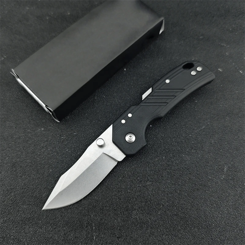 Small 35DPLC 440c blade survival nylon fiber handle camping fishing folding knife collection for men