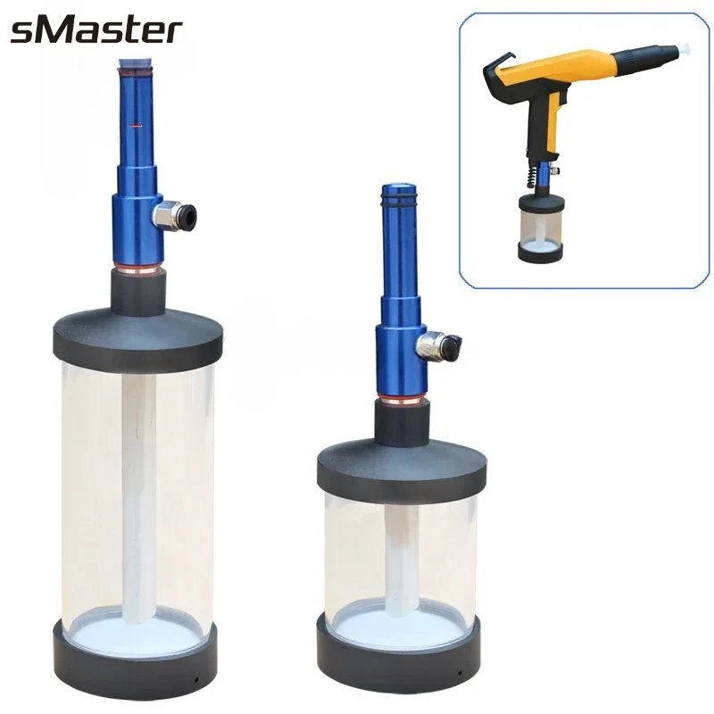 sMaster Powder Coating Fluidizing Hopper Cup 200ml/280ml for Lab Test Powder Spray Machine