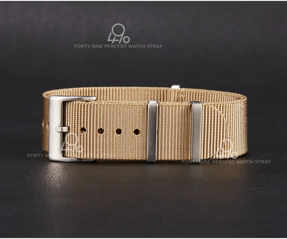 2026 Bestseller NATO-Uhrenarmband 20mm 22mm Luxuriöses Gewebtes Nylon-Uhrenarmband für Mido Longines Omega – Detail 9
