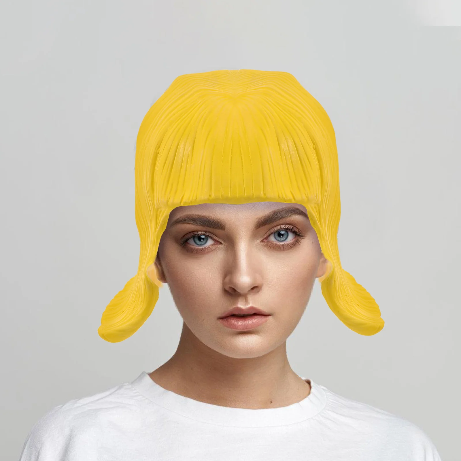 Damen-Kopfbedeckung, Cosplay, kurzes Haar, trendige, bequeme Passform, Halloween-Kostüm, Party, Damen-Kopfbedeckung