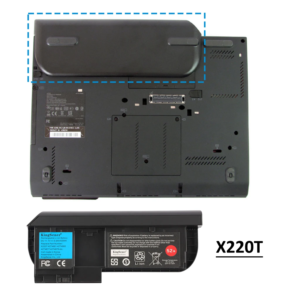 KingSener Korea Cell Laptop Battery For Lenovo ThinkPad X220T