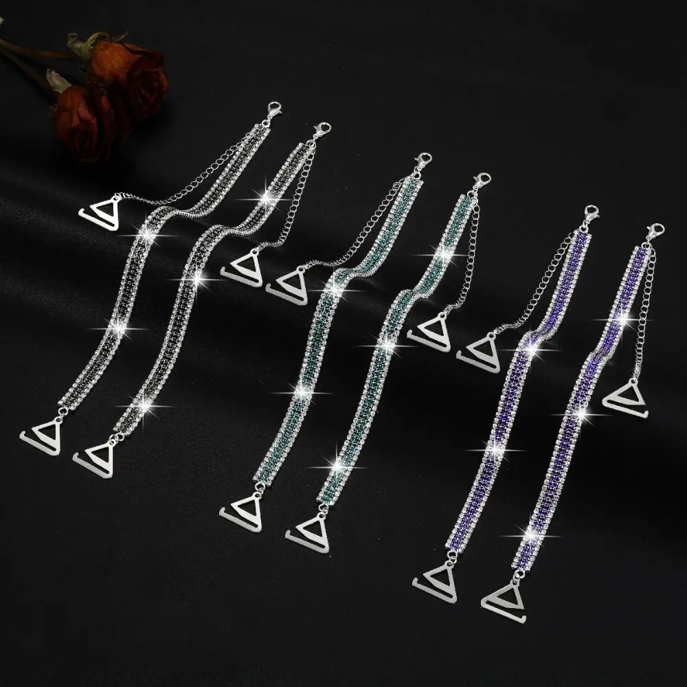 

Non-Slip Rhinestone Bra Straps Removable Sexy Off-the-shoulder Bra Shoulder Belts Adjustable Decorative Underwear Shoulder Strap