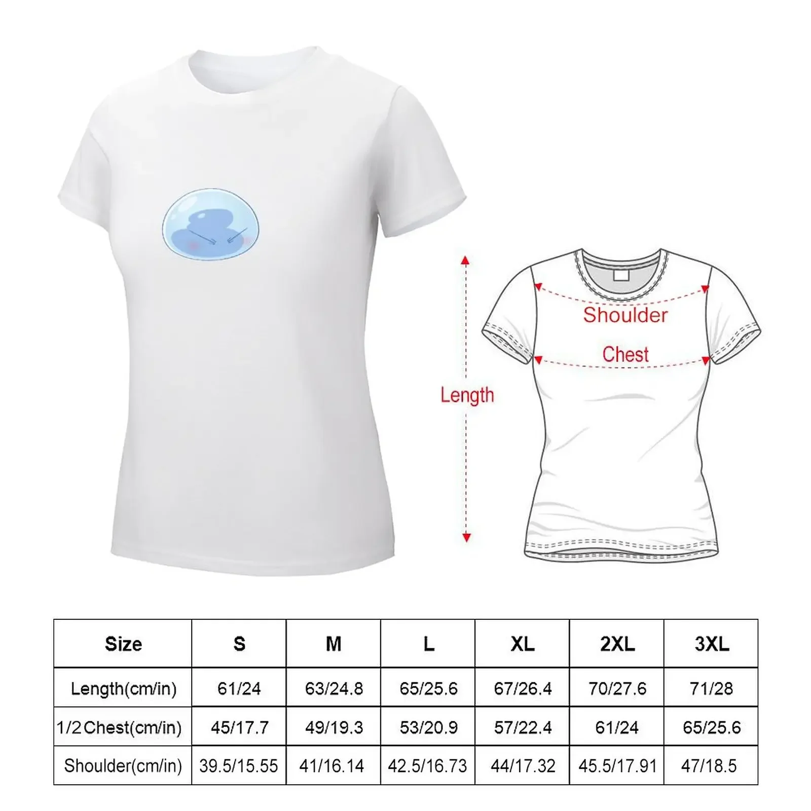 Rimuru Slime (Tensura) T-shirt Aesthetic clothing lady clothes tops fashion woman blouse 2024