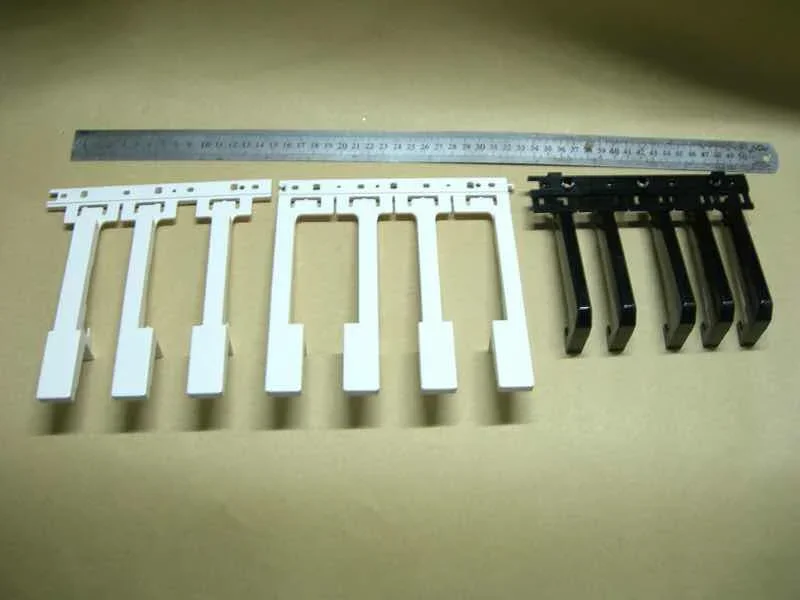 Piezas de teclado de teclas blancas y negras de repuesto para Yamaha YPT-200 210 220 230 240 YPT-300 YPT-310 YPT-320 330 YPT-400 YPR-50