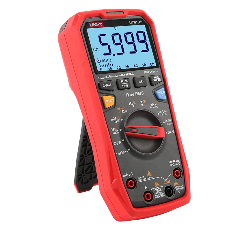 UT61E+  Handheld Digital Multimeter True RMS Auto Range 6000 Counts unit multimeter