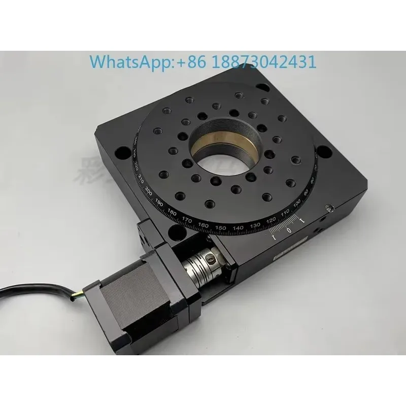 Precision electro-optical rotary table 360 worktable 130mm repeated positioning accuracy of 0.01.