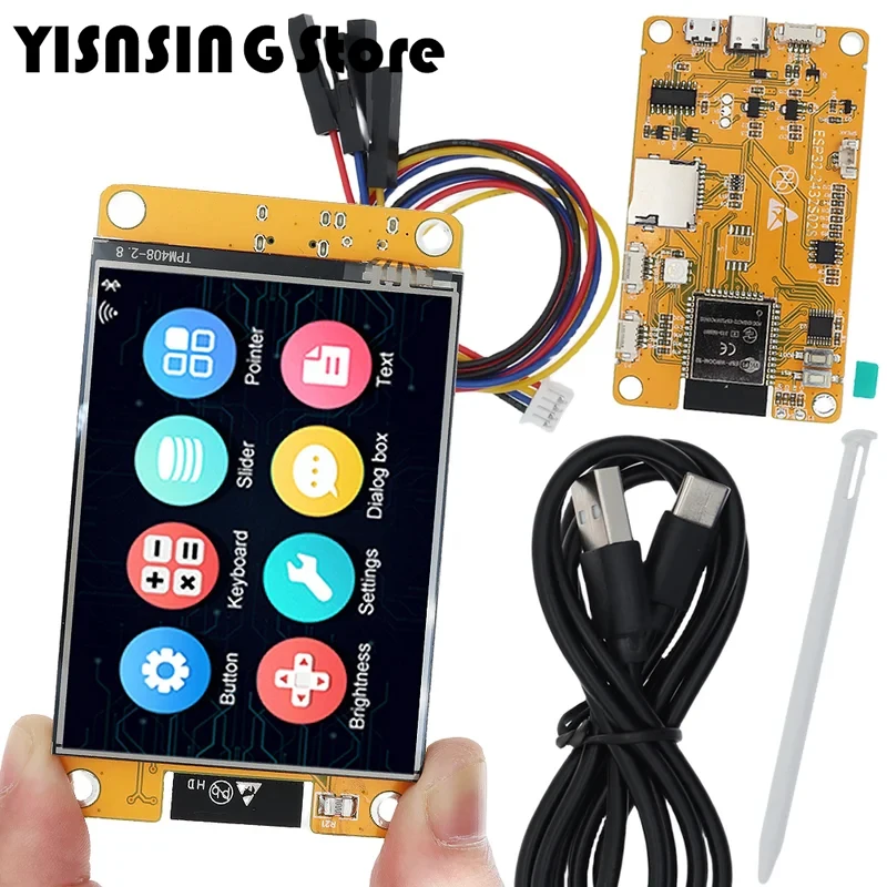 

ESP32 Arduino LVGL WIFI & Bluetooth Development Board 2.8 "240" 320 Smart Display Screen 2.8inch LCD TFT Module With Touch WROOM