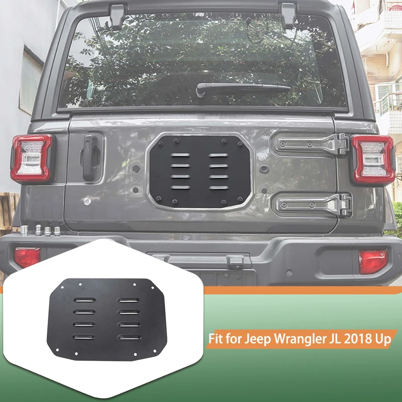 

Заполнительная пластина багажника запасного колеса, крышка вентиляционной пластины багажника для Jeep Wrangler JL и JLU 2018, внешние аксессуары для автомобиля