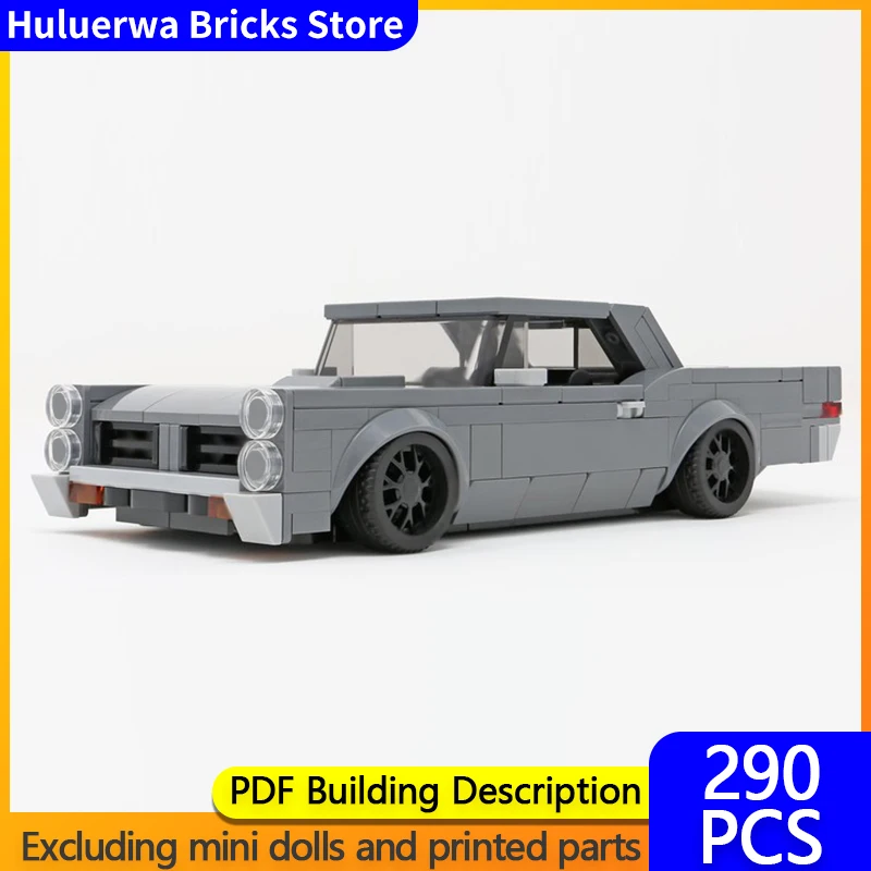 

Модель скоростного гоночного автомобиля MOC, строительные кирпичи GTO, мускулистый автомобиль, модульная технология, детские праздничные подарки, сборка игрушек, костюм