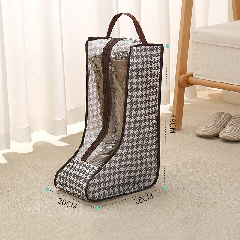 Dustproof Shoes Storage Bag Portable Lightweight Boots Storage Zipper Bag Shoes Organizer for Travel