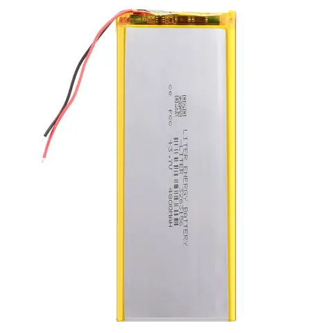 Rechargeable 3.7V 5000mAh Lithium Battery for Tablets Liter energy battery