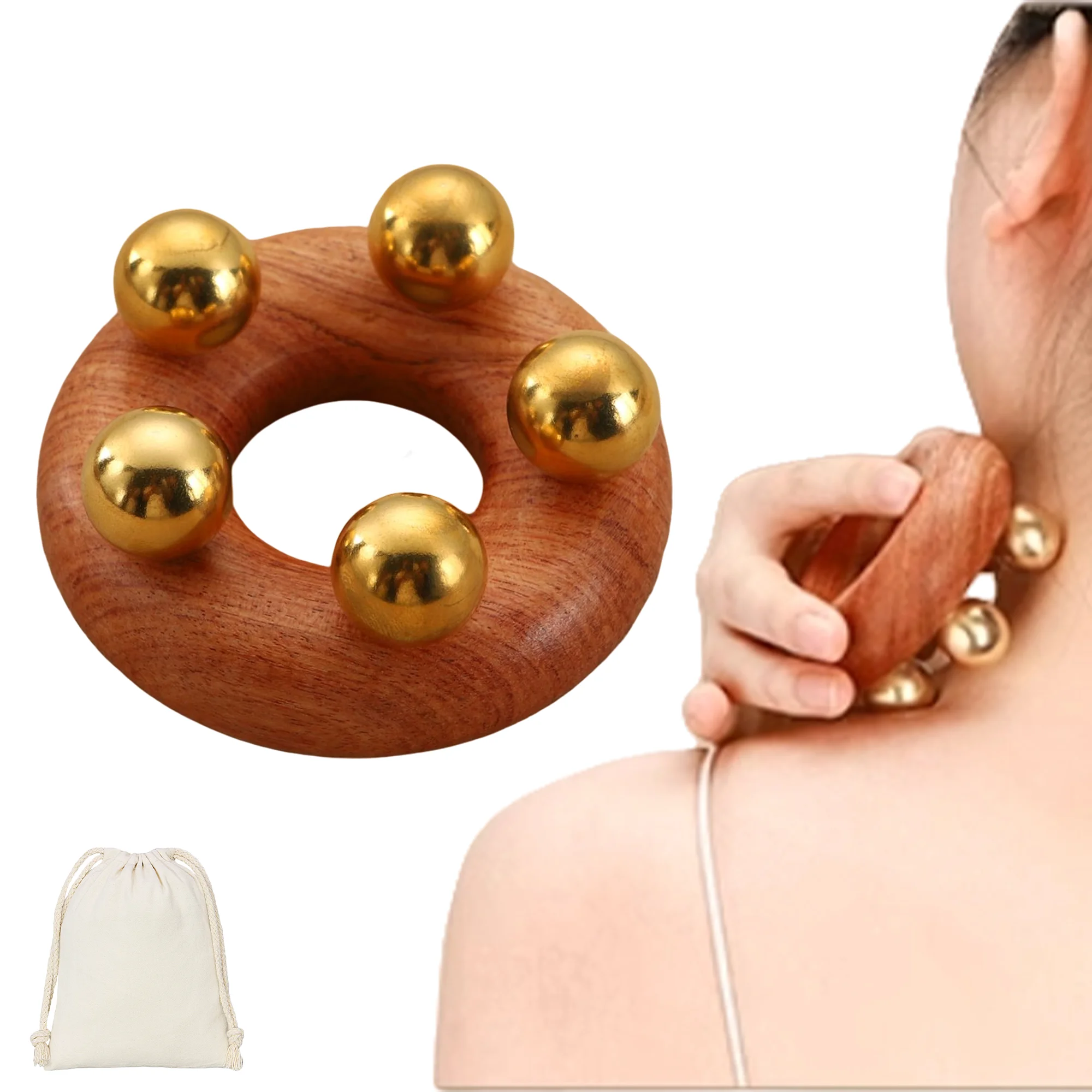 

Brass and Wooden Facial Lifting Massage Facial Gua Sha Tool Wood Therapy Wrinkle Remover guasha tool Abdominal body leg Massager