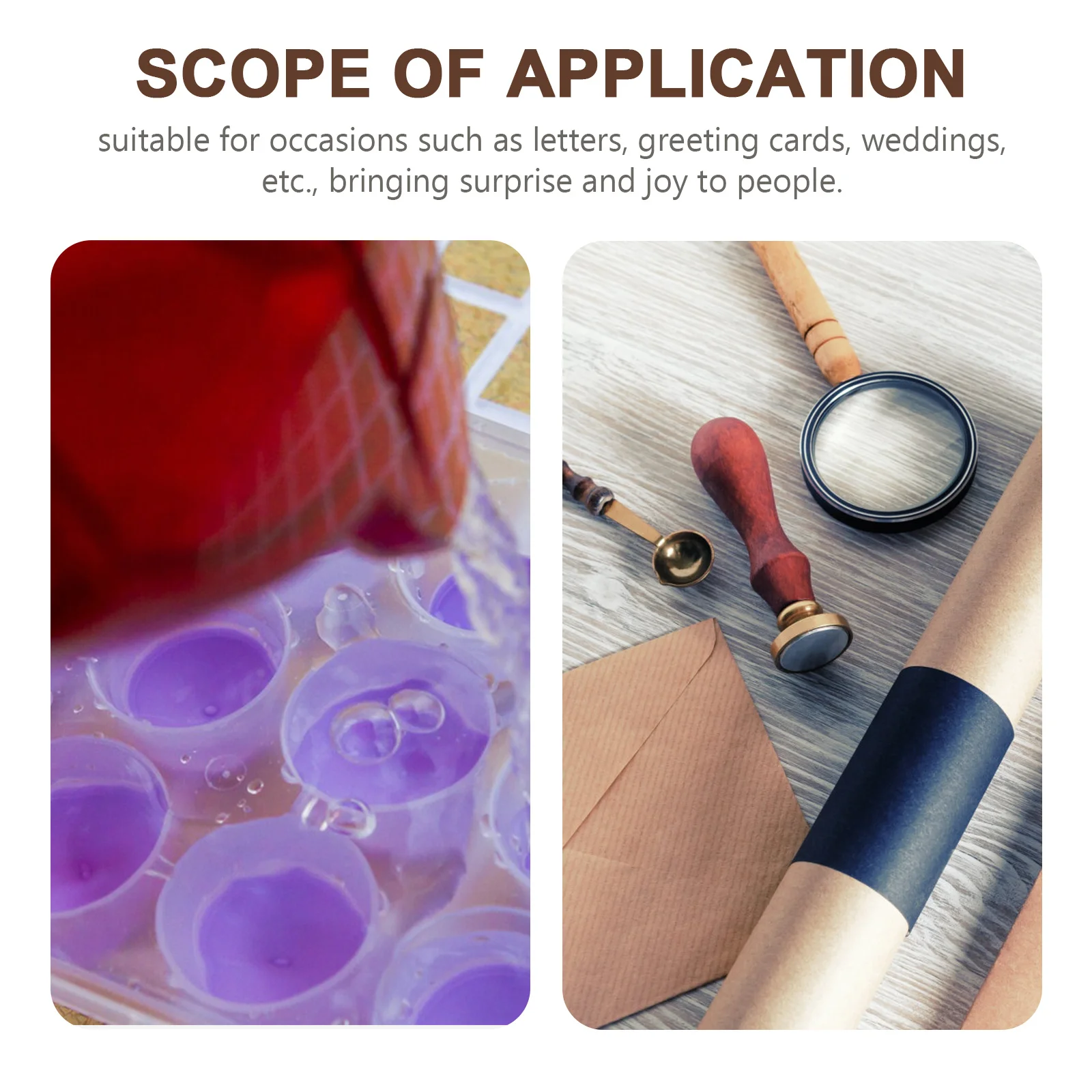 

Geometric Stamp Mold Silicone Wax Sealing Pad For Invitation Diy Party Supply Reusable Wax Seal Making Tool Melt Mat