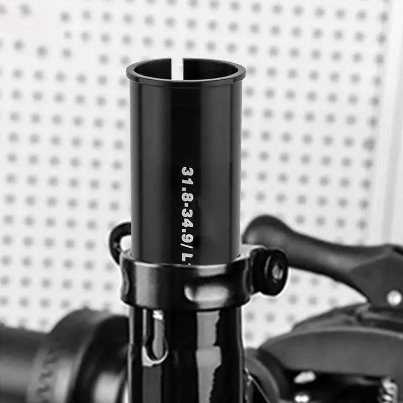 Cycling Seat Tube Adapter Conversion Sleeve Seatpost Expander Sleeve Suspension Seatpost Shim Aluminum Alloy Seat Tube Adapter image 5