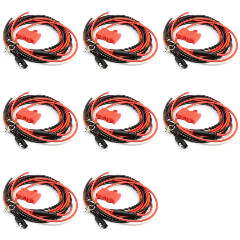 

[EYEL!NEW!】 8X DC Power Cable Cord For Motorola GM300/338/380/3188CDM1250/750 Metres