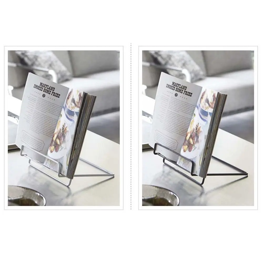 Simple Folding Magazine Reading Stand Stable Structure Detachable Desktop File Holder Multi-Purpose Non-slip