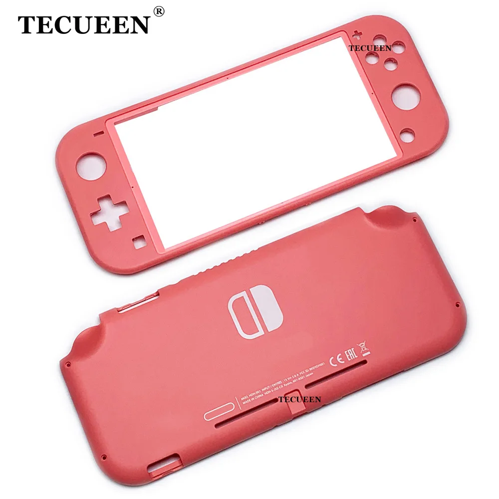 Replacement Plastic Shell Housing Case & Buttons for Nintendo Switch Lite Console Front Back Faceplate Cover - Gray