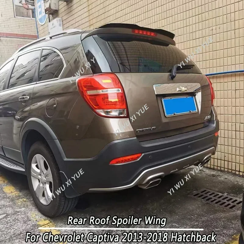 For Chevrolet Captiva 2013-2018 Hatchback Car Rear Roof Spoiler Lip Wing Lip Car Tail Wing Decoration Rear Trunk Roof Spoiler