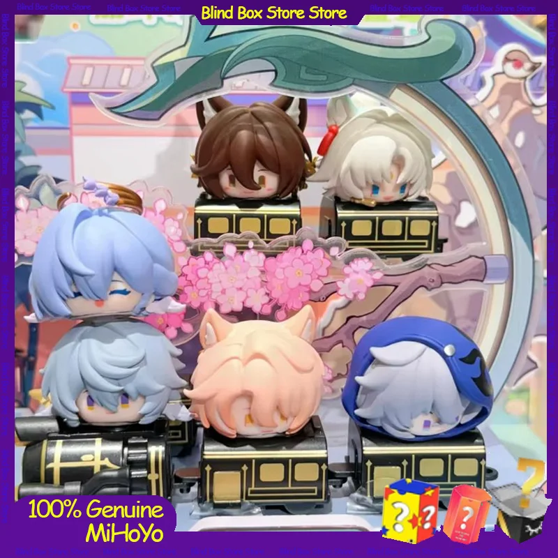 

Mihoyo v3 Официальные штабелируемые фигурки Honkai Star Rail, модная слепая коробка, игрушка, фигурка, украшение для рабочего стола, подарочный орнамент