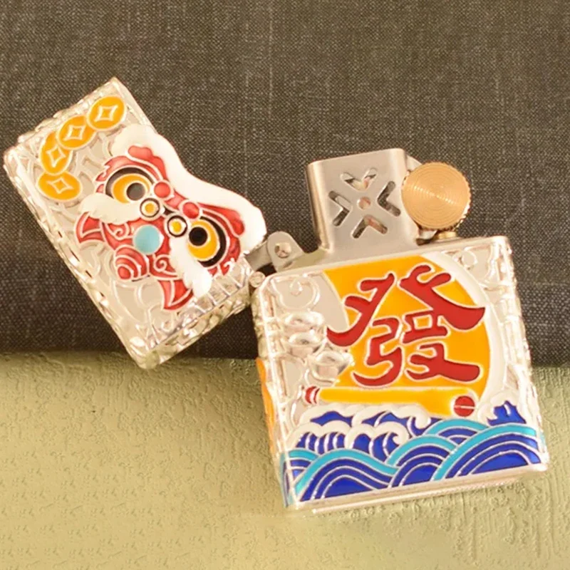 

Главная масляная зажигалка Лев Youcai Cat Ароматная эмаль Цвет Второе поколение Внутренний диаметр Тенденция Мужчины Трансграничная оптовая продажа