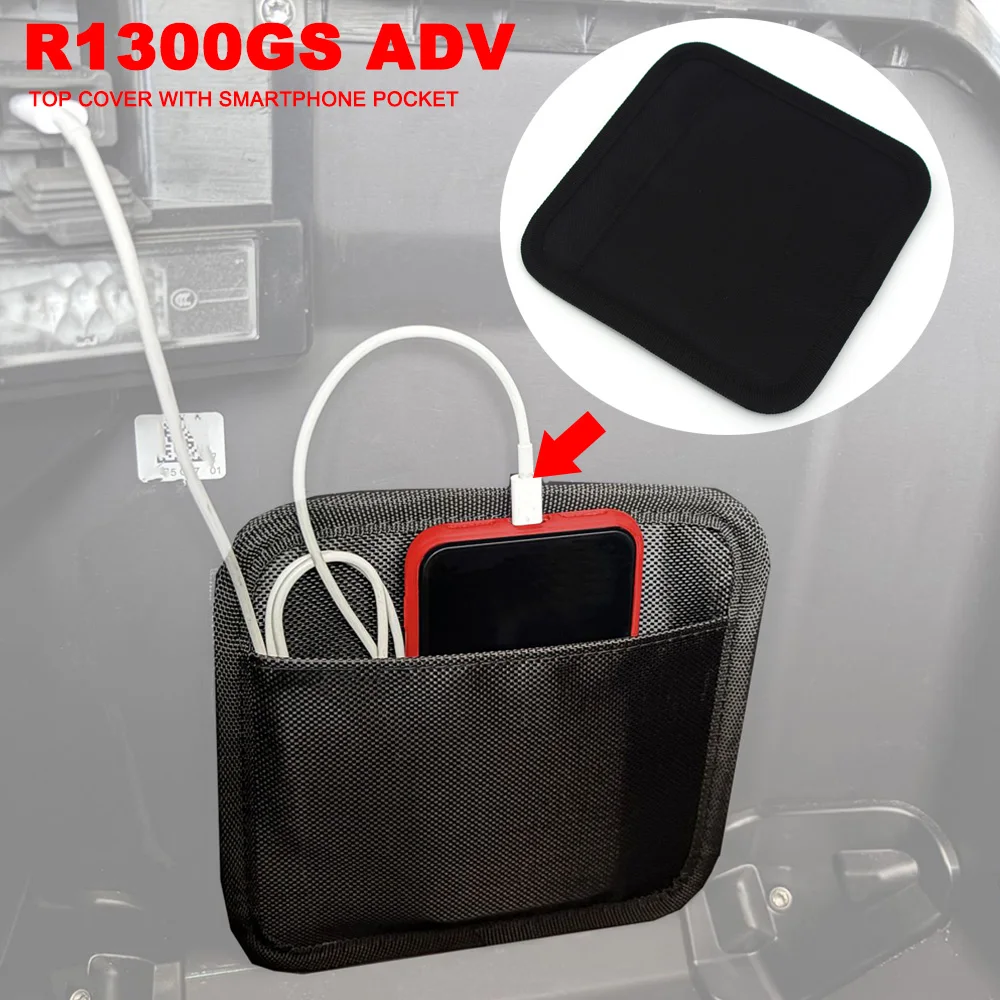 

For R 1300Gs Adv R 1300 Gs Adv Motorcycle Smartphone Pocket Accessories Holder While Charging Smartphone Pocket
