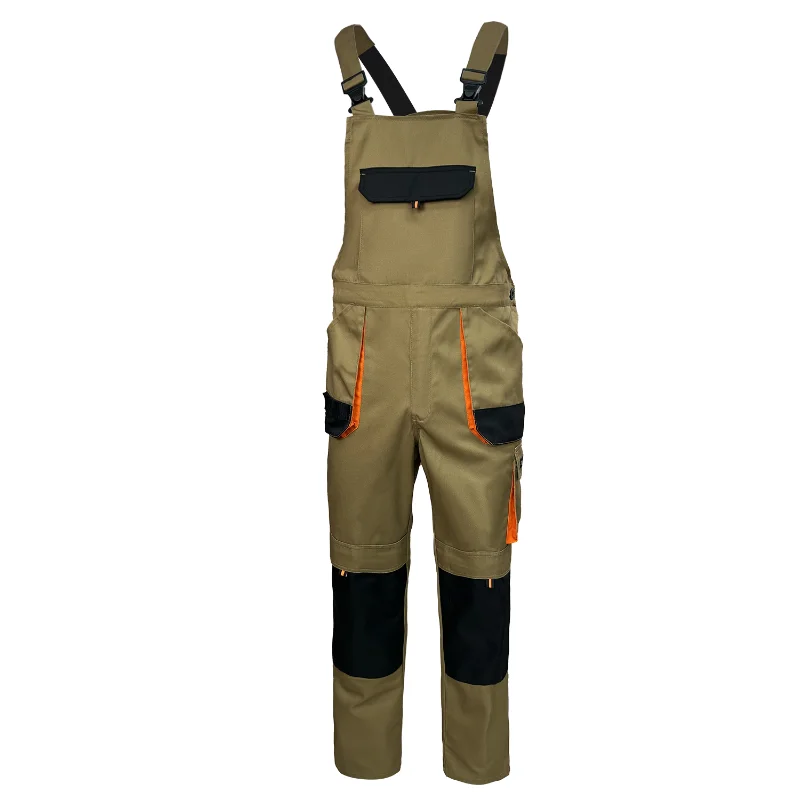 Heren Werk Jumpsuit Golfbroek Jarretel Broek Plus Size Losse Vrijetijdswerkers Multi-Pocket Werkkleding Cargo Baggy Broek Man