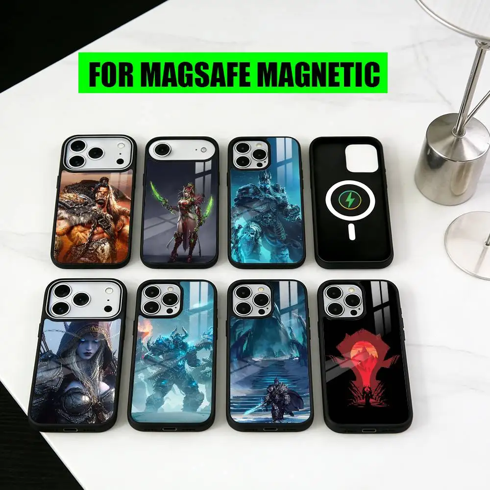 

WOW W-world Of W-Warcraft-ES Game Phone Case For iPhone17,16,15,14,13,12,11 Plus,Pro Magnetic with Magsafe Wireless Charging