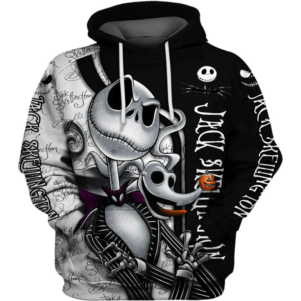 

2024 Disney Animation Fashion Men's spring 3D printed hoodie men and women's top street style casual hoodie