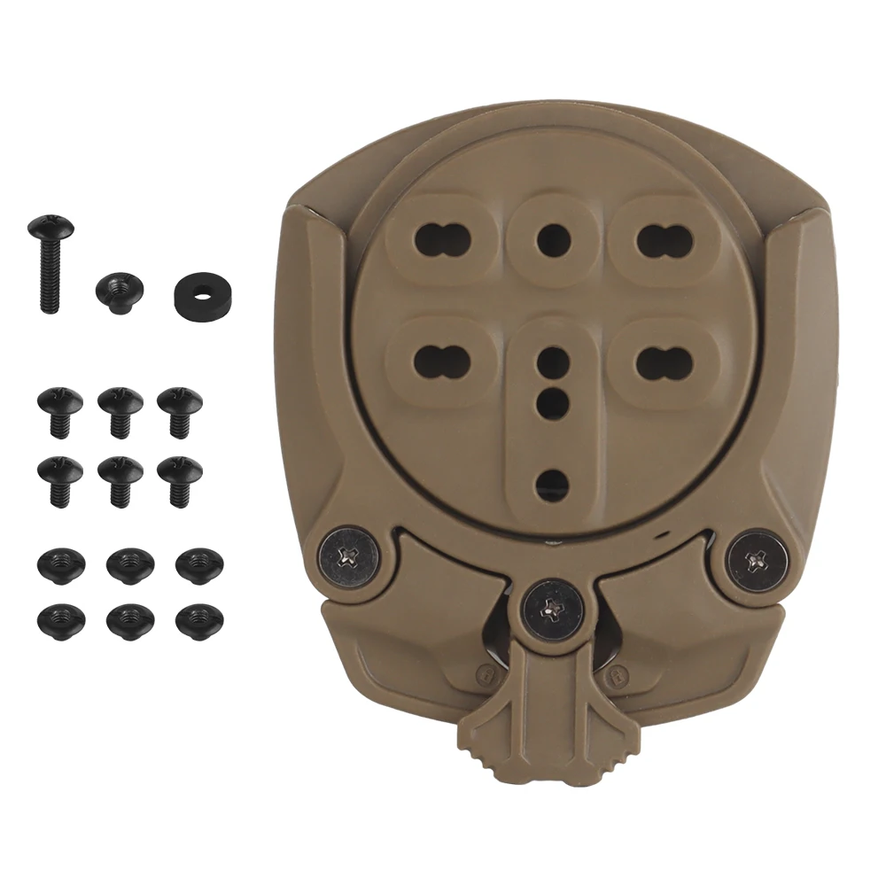 

Тактический комплект Molle Quick Break, кобура для пистолета с углом обзора 360 градусов, базовый адаптер для платформы для охоты, пейнтбола, аксессуары Molle