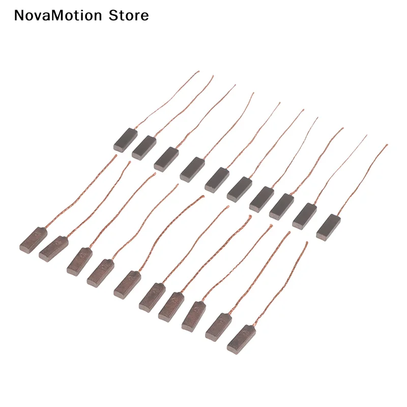 [NM]10Pc/Set 4*6*17mm Electric Car Vehicle Generator Regulator Carbon Brushs For New Alternator Tools[NM]