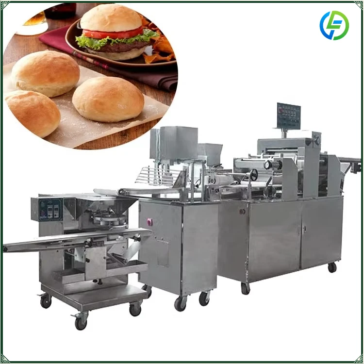 High Capacity Automatic Stainless Steel Factory  Use Hamburger Bun Bread Making Machine FL Customized
