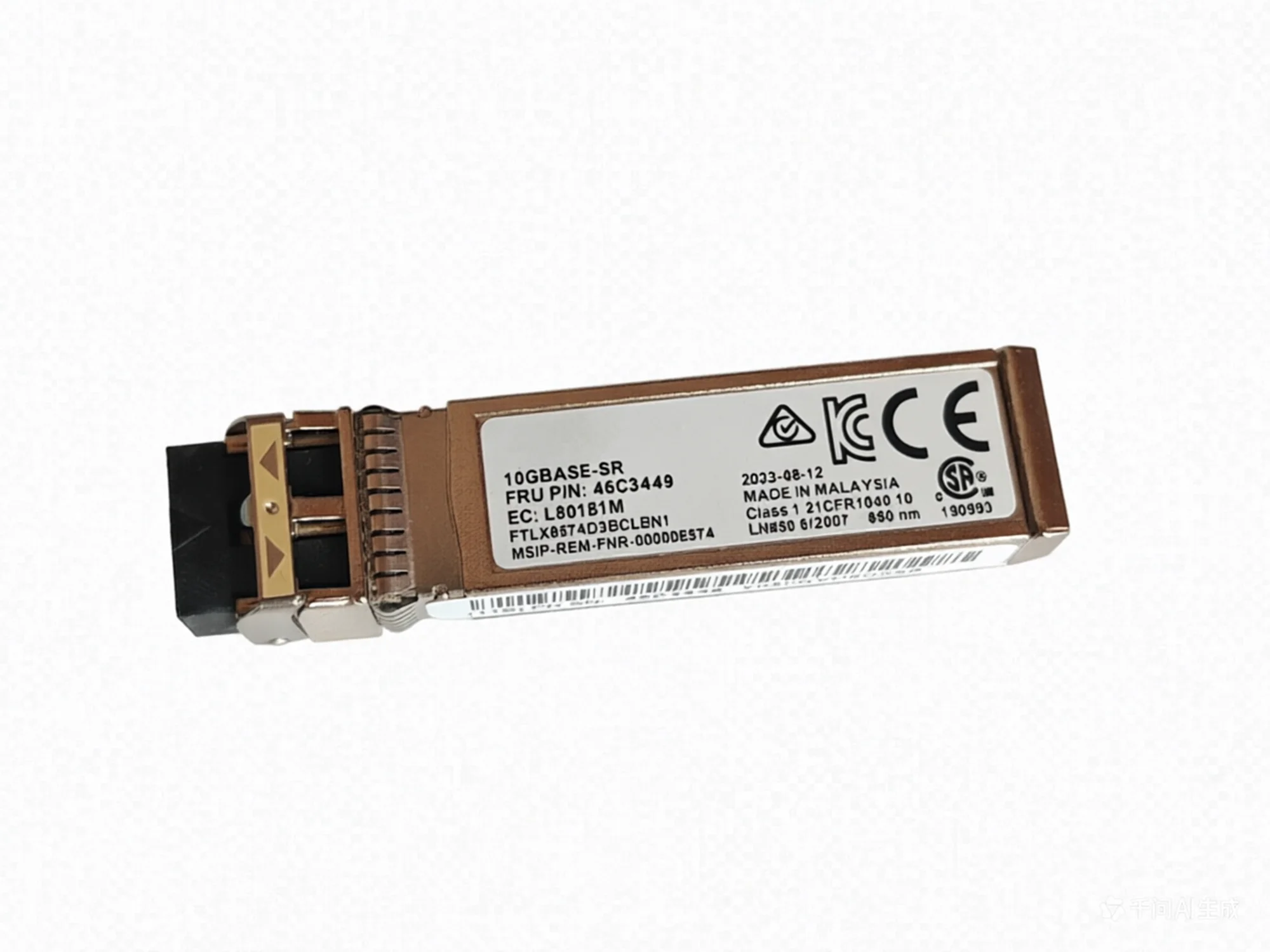 10gb Sfp Fiber Module FTLX8574D3BCLBN1 46C3449 L80181M 46C3448 10GBASE-SR 10g Sfp Fiber Optical Module 10gb Fiber Transceiver