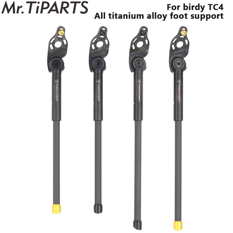 

Mr.tiparts For Birdy3 For P40 Foot Support 83g Titanium Alloy TC4 Carbon Fiber Super Light Foot Support 18/20 Inch Bicycle Parts