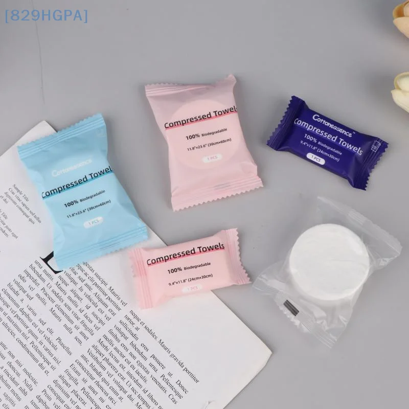 

【HGPA】6/30Pcs Compressed Towel Tissue Disposable Portable Plant Fiber Face Towel For Travel Camping Sports Beauty Salons