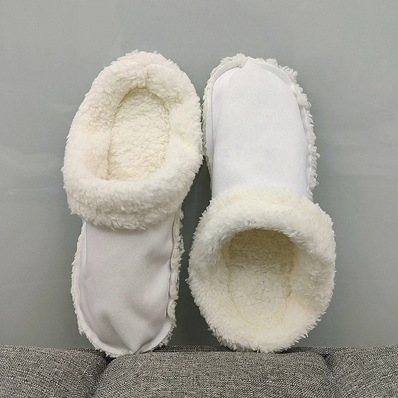 Winter Warm Ankle Sock Shoes Insoles Thicken Plush Insole for Women Men Shoe Covers Removable Plush Liner Accessories