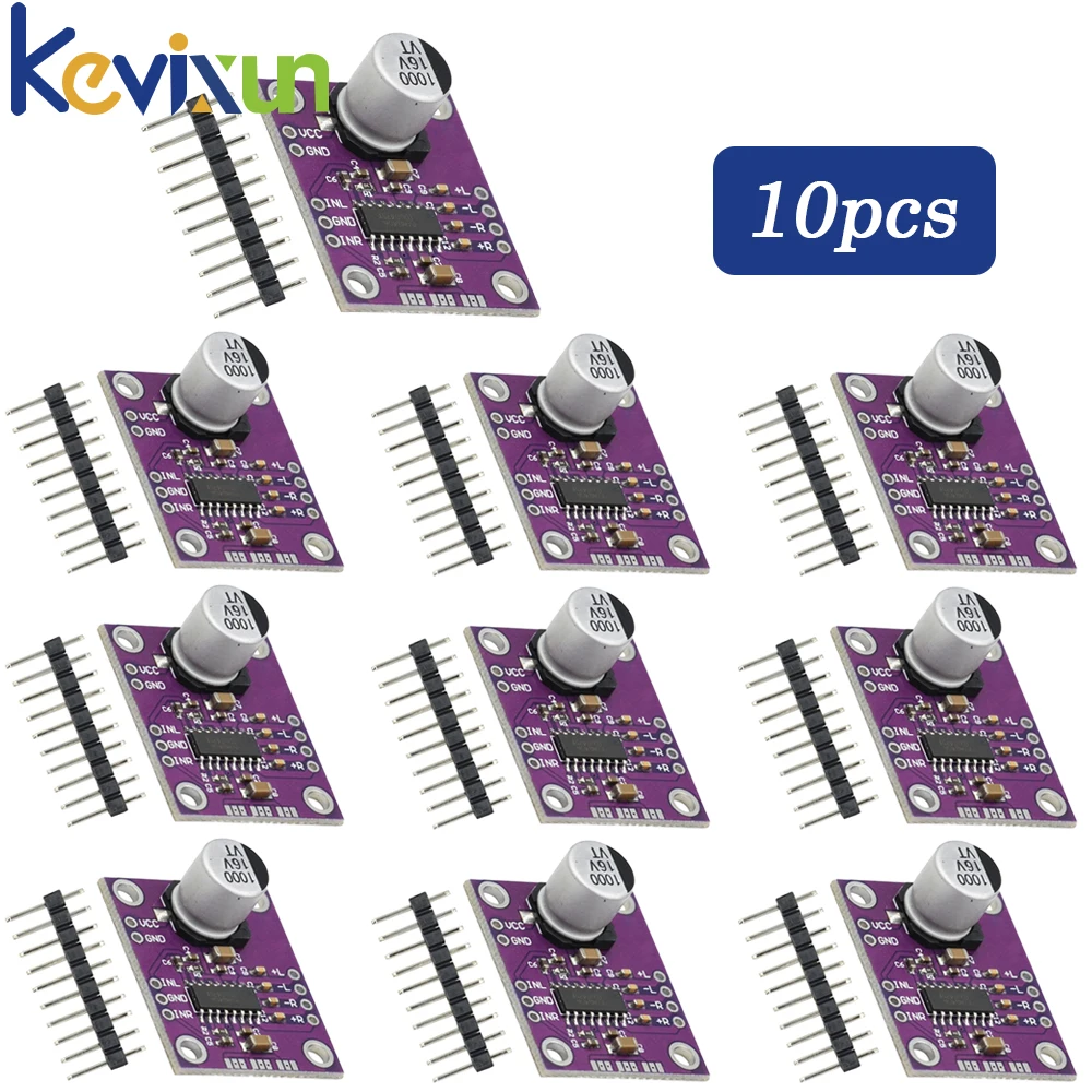 

1-10pcs 8406 PAM8406 No interference stereo class D audio power amplifier module development board