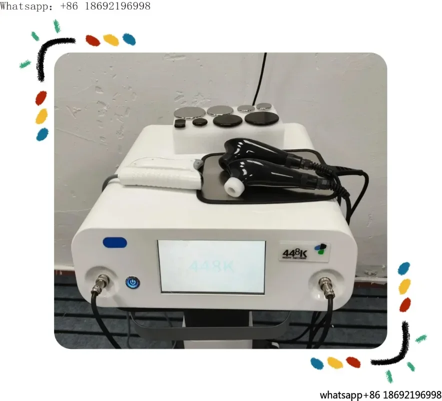 448Khz CET RET Tecar Physical Therapy Machine Portable Rf Monopolar Probe Head High Radio Frequency Diatermia Pro Loss Weight