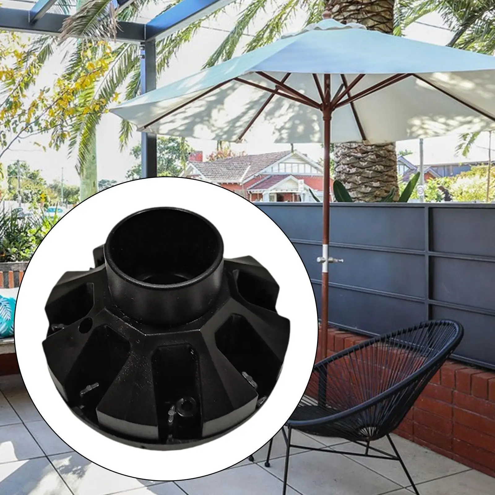 High Performance Patio Umbrella Upper Plate Plastic Repair Part for Pool Terrace Balcony Sun Umbrella Replacement