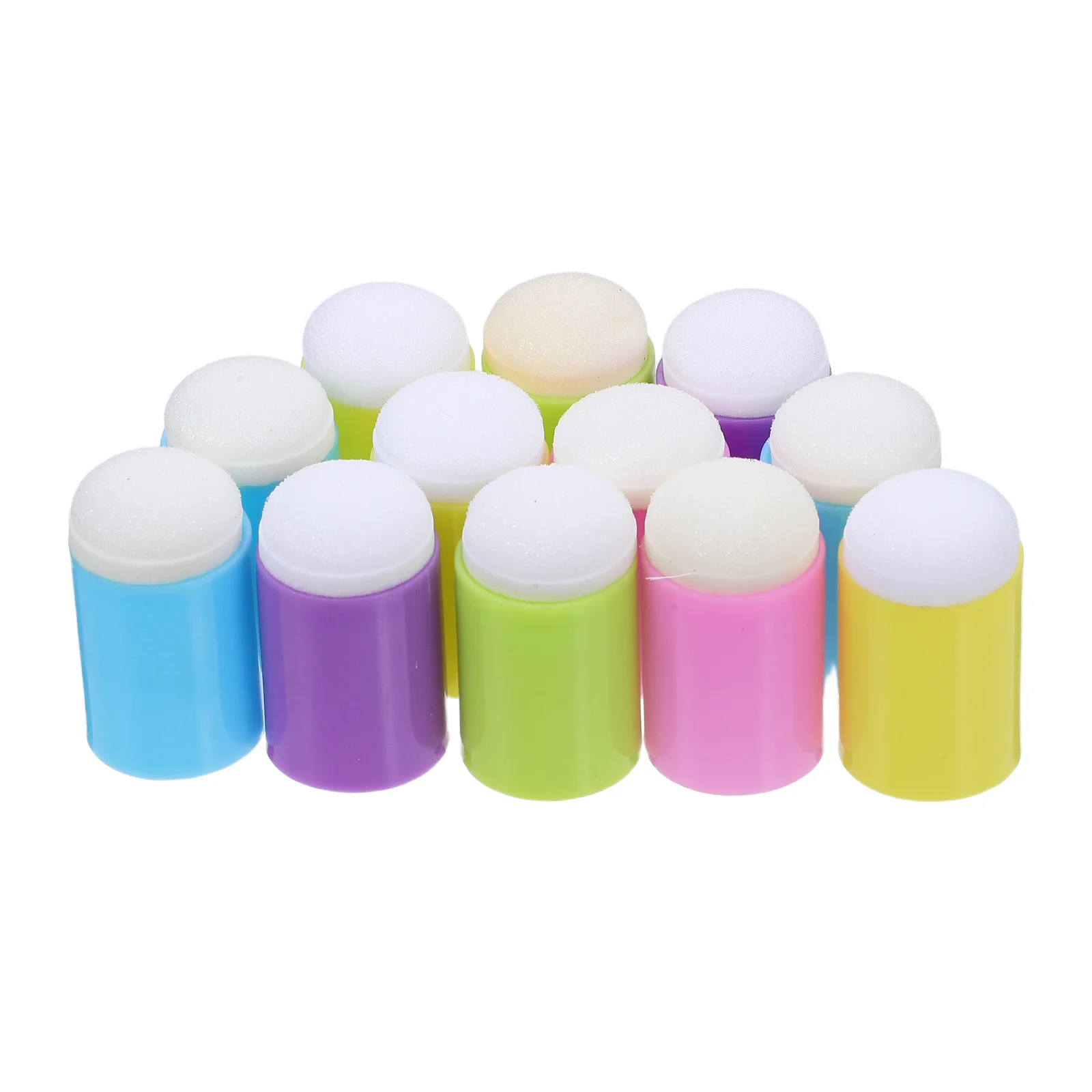 

25Pcs Mini Sponge Dauber Set for Face Art Precision Control Sponges for Painting Reusable Organized Storage Included