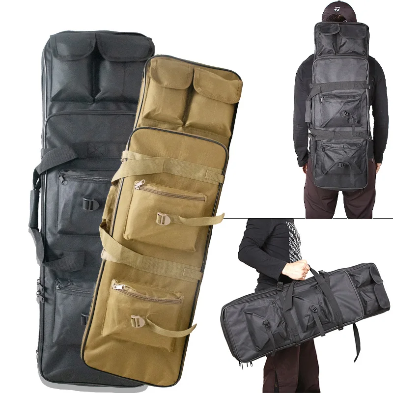 

High-quality Tactical Rifle Bag Nylon Wear-resistant Air Gun Backpack Universal Gun Bag Fishing Gear Bag