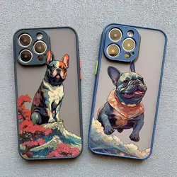 Funny Surfing Dog Shockproof Phone Case For iPhone 15 14 Pro Max Plus 16 13 12 Mini 13 12 11 Pro Max 7 8 Plus SE2 XR X XS Cover